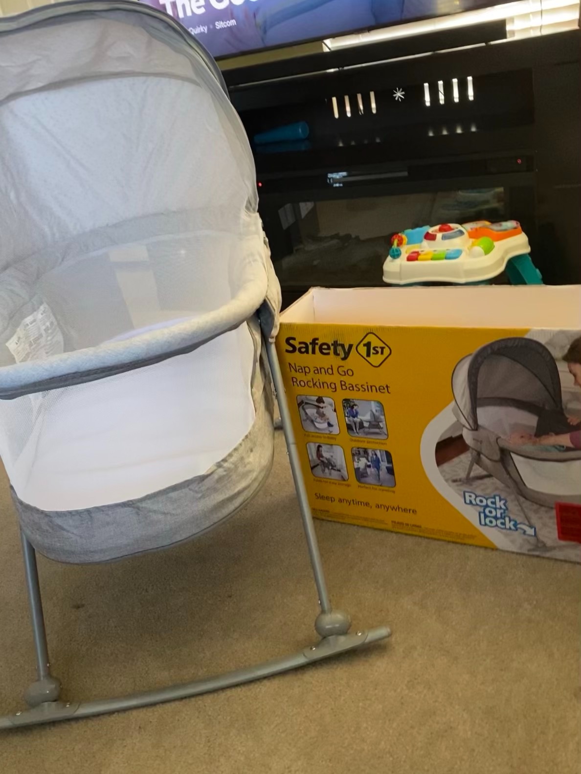 Safety 1st Nap and Go Rocking Bassinet, Star Gazer customer photo 2