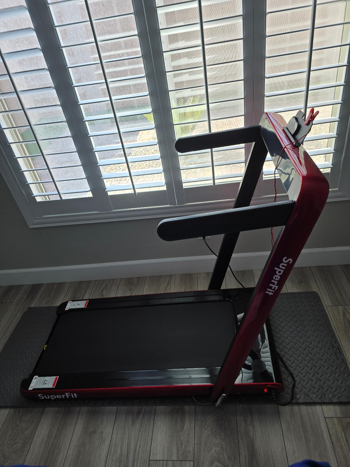 GYMAX 2-in-1 Walking Pad customer photo 1