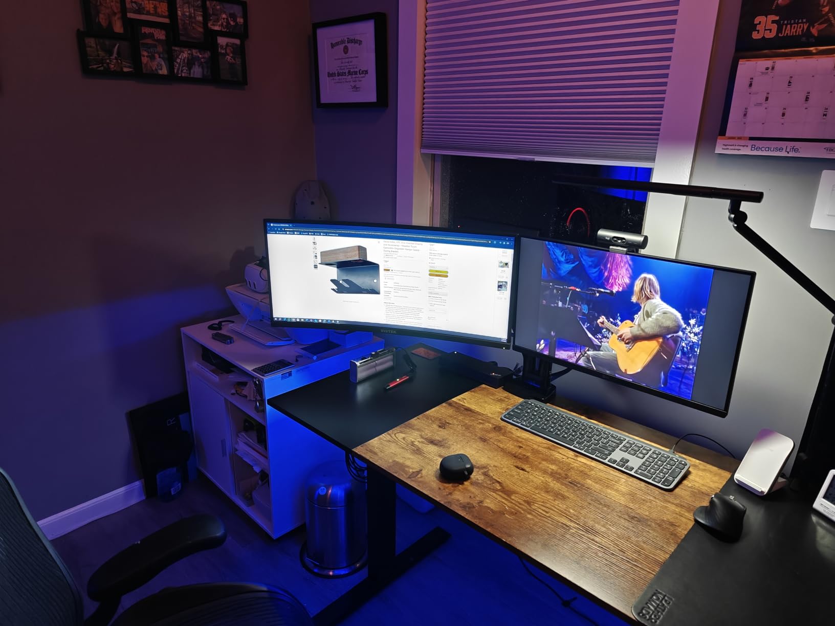 ASUS VA24DQ 24 Inch 1080P Computer Monitor, HDMI, DisplayPort, VGA, Speaker customer photo 2
