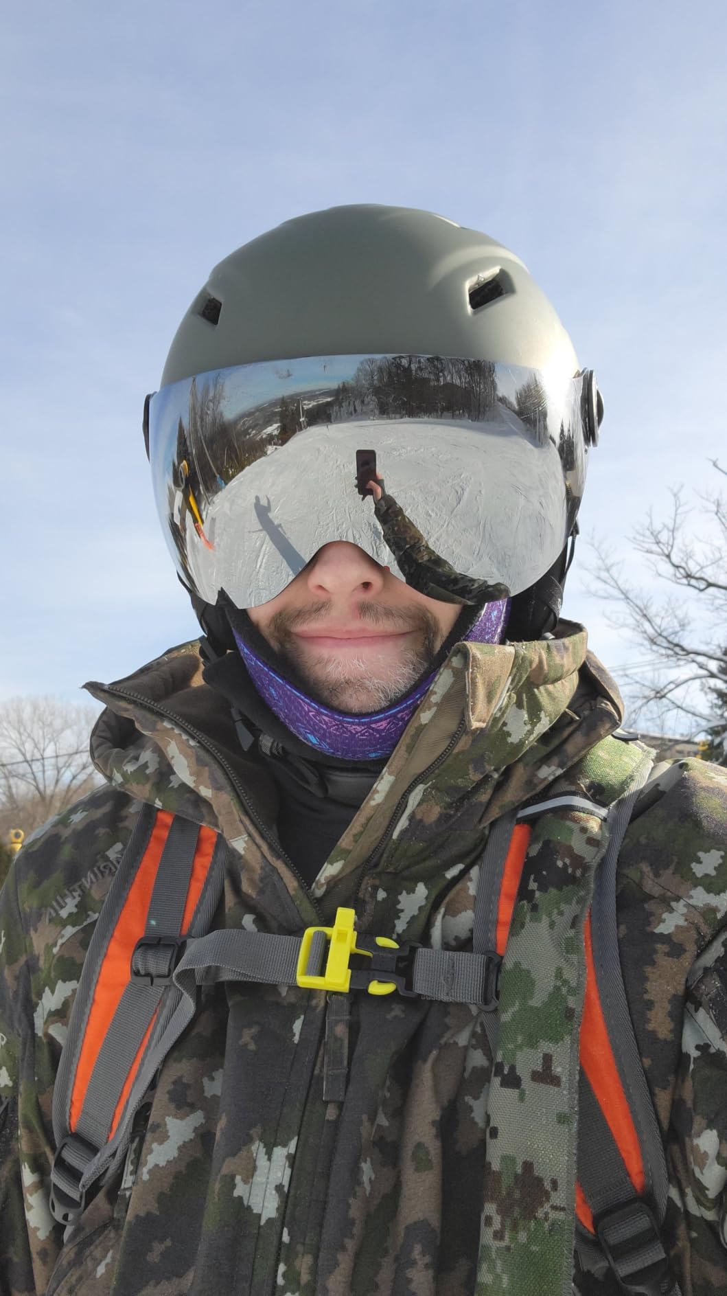 Odoland Ski Helmet with 2-in-1 Visor Goggles, Lightweight for Men Women customer photo 1