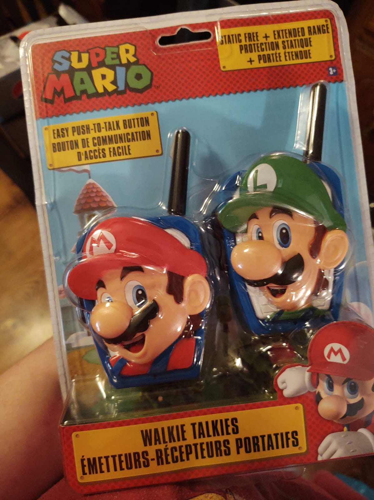 eKids Super Mario Walkie Talkies for Kids, Indoor and Outdoor Toys customer photo 1