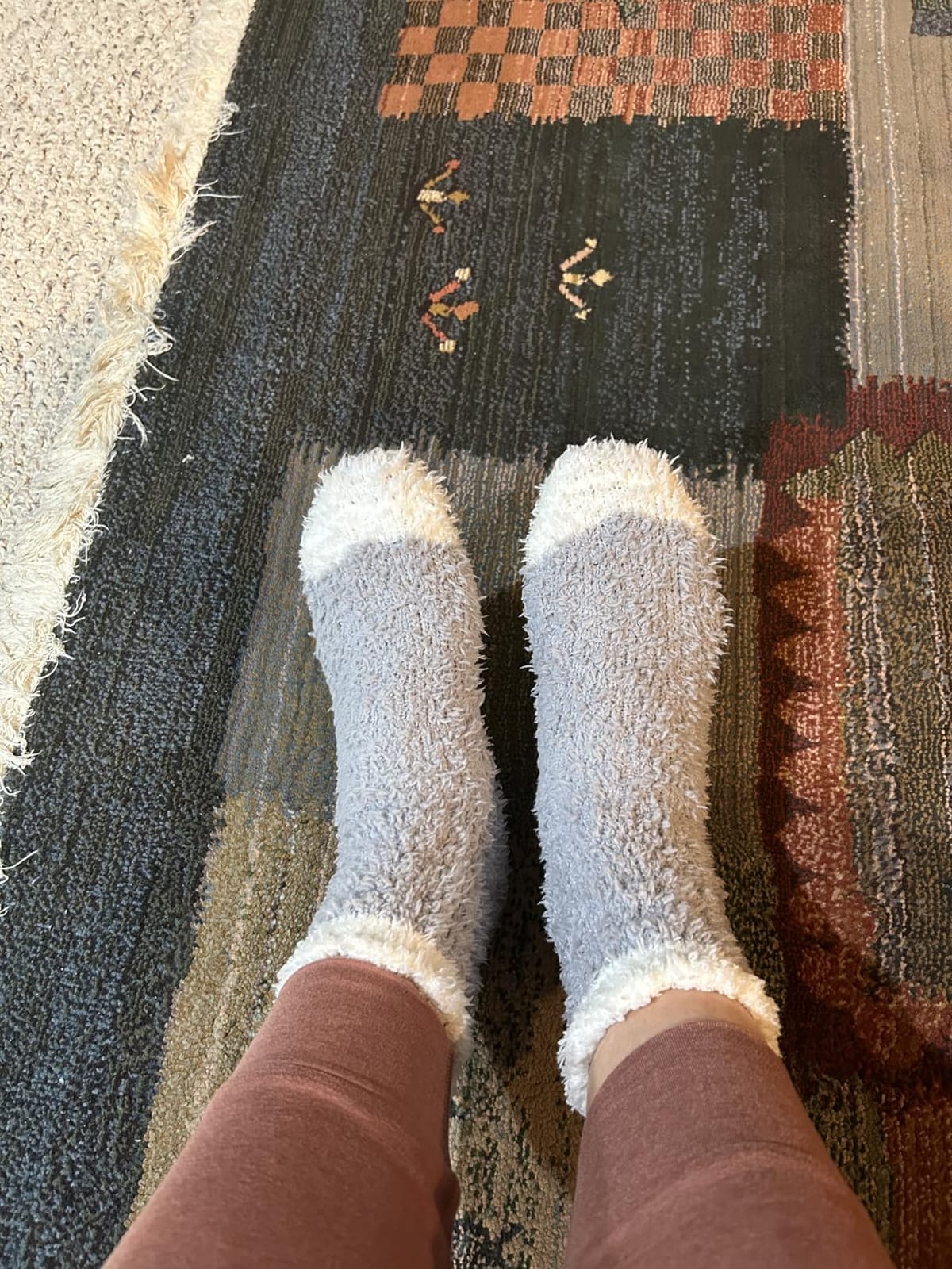 TEHOOK Fuzzy Slipper Socks customer photo 1