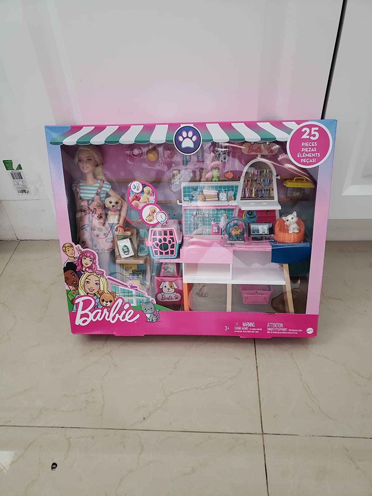 Barbie Doll (11.5-in Blonde) and Pet Boutique Playset customer photo 1