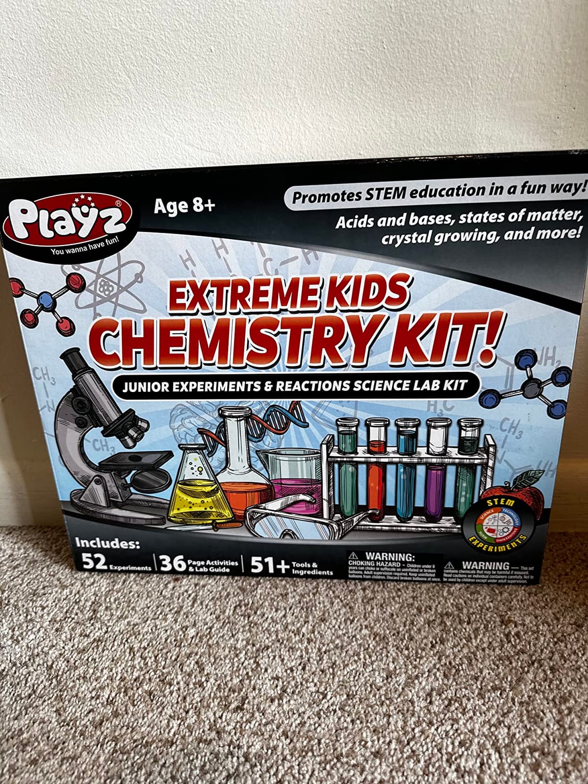 Playz Extreme Chemistry Educational Science Kits for Kids Age 8-12 customer photo 1