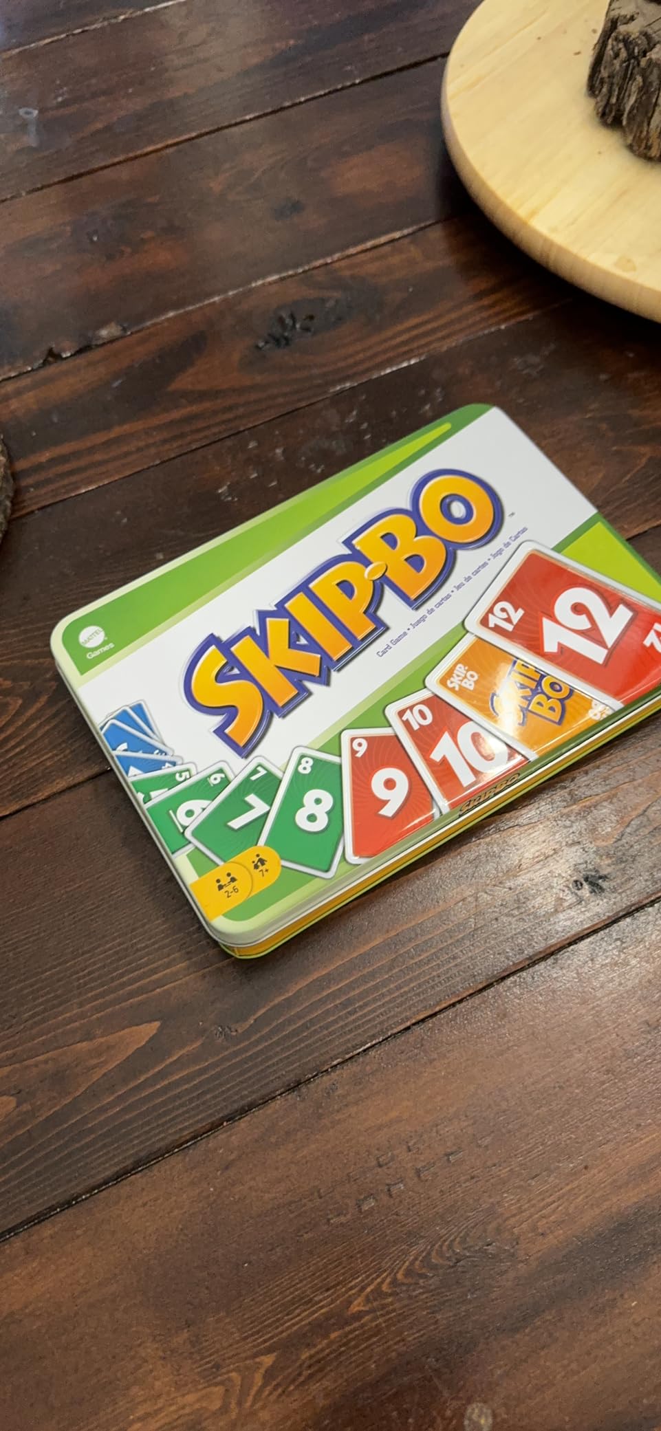 Mattel Games Skip-Bo Card Game in Storage Tin, for 2-6 Players customer photo 1