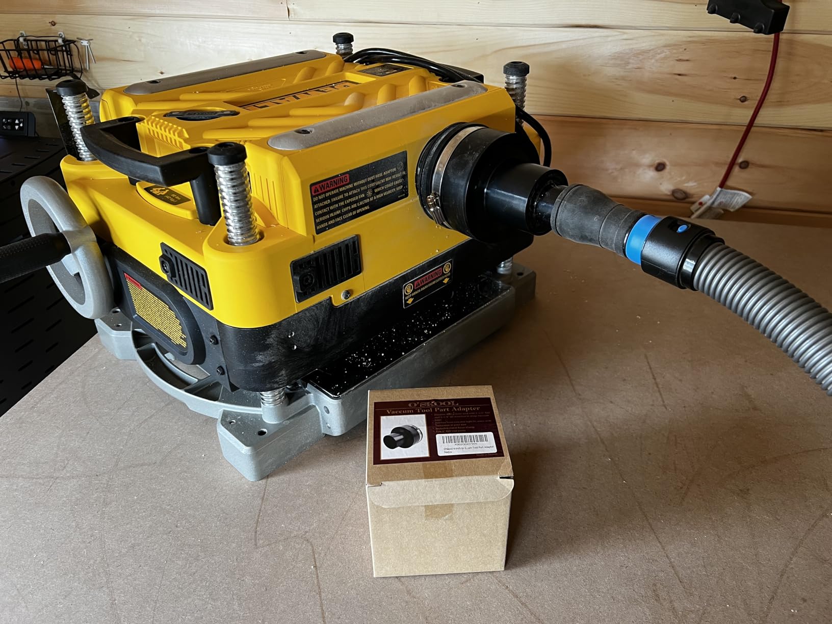 O'SKOOL 4-Inch (Inside Diameter) to 2-1/4-Inch (Inside Diameter) Dust Collector Fitting Vacuum Tool Port Adapter…, DC02 customer photo 1