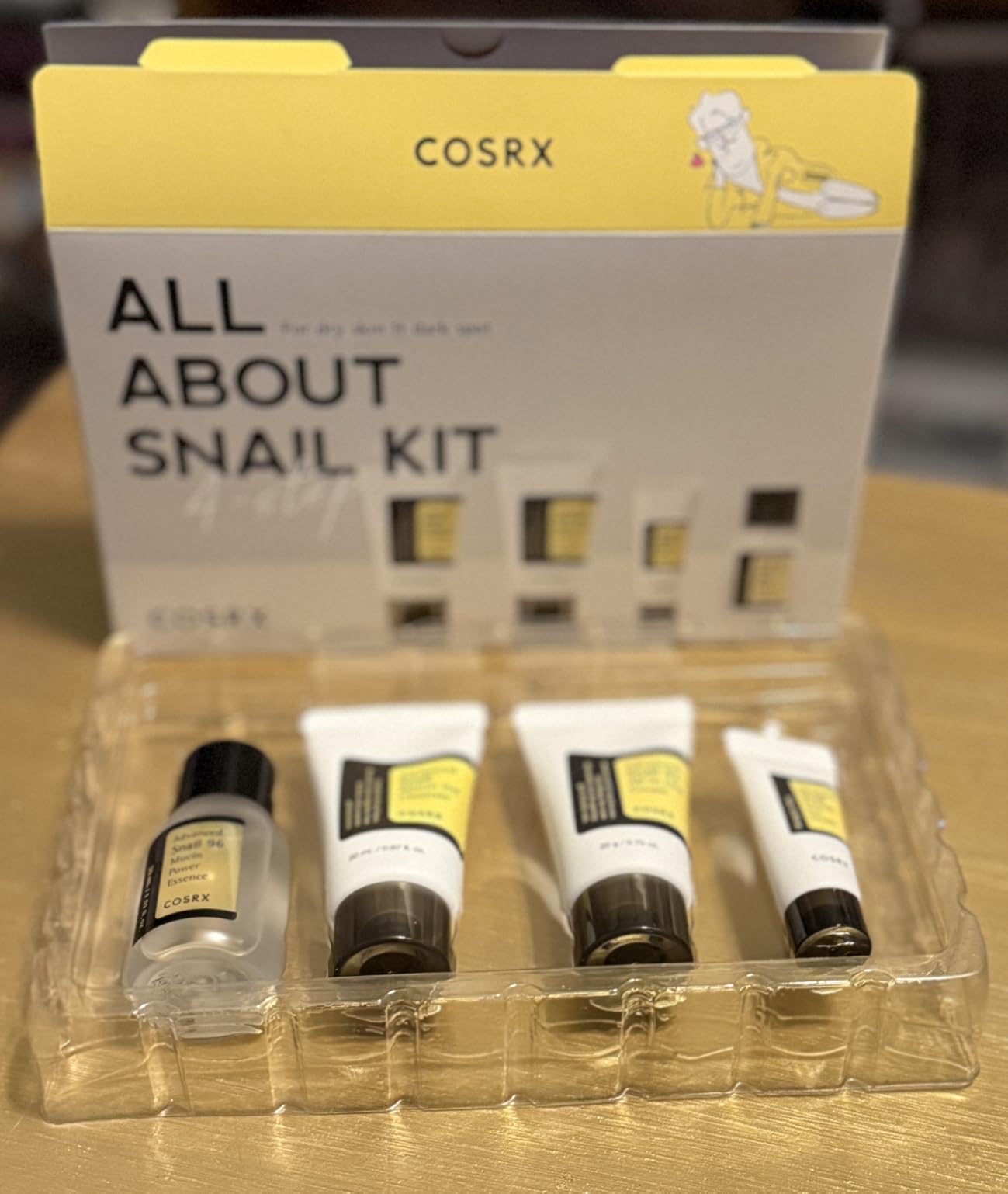 COSRX All About Snail Mucin Korean Skin Care Set, Mini Travel Essentials customer photo 1