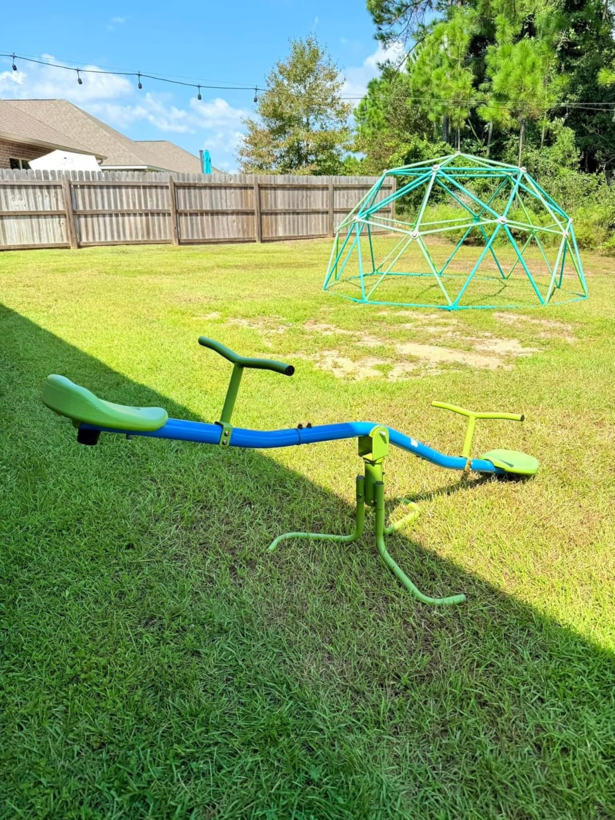 Zupapa 10FT Climbing Dome, Outdoor Jungle Gym for Kids with Climbing Grip - Geometric Dome Climber Outdoor Playset and Easy Assembly Outdoor Play Equipment for Kids (Purple, 10FT) customer photo 2