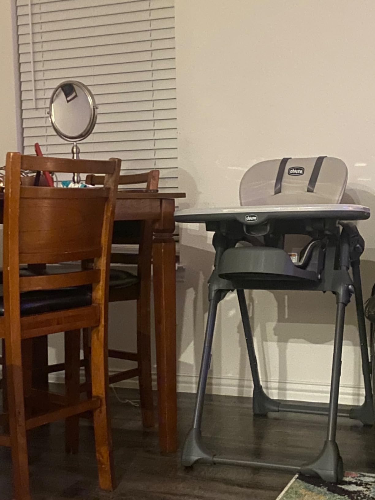 Chicco Polly Space-Saving High Chair for Babies and Toddlers, Up to 40 lbs customer photo 1