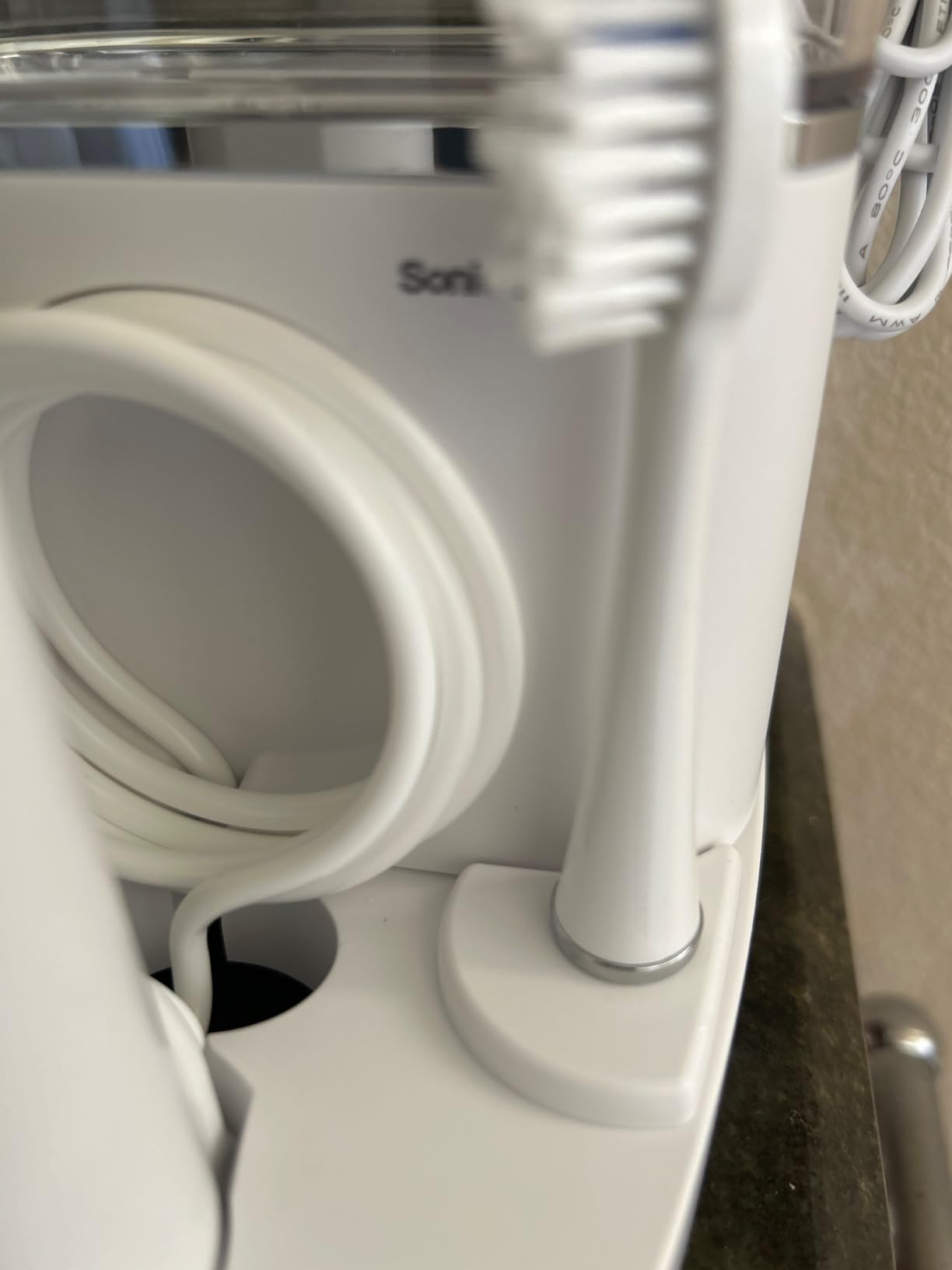 Waterpik Sonic-Fusion Flossing Electric Toothbrush Water Flosser, White customer photo 1