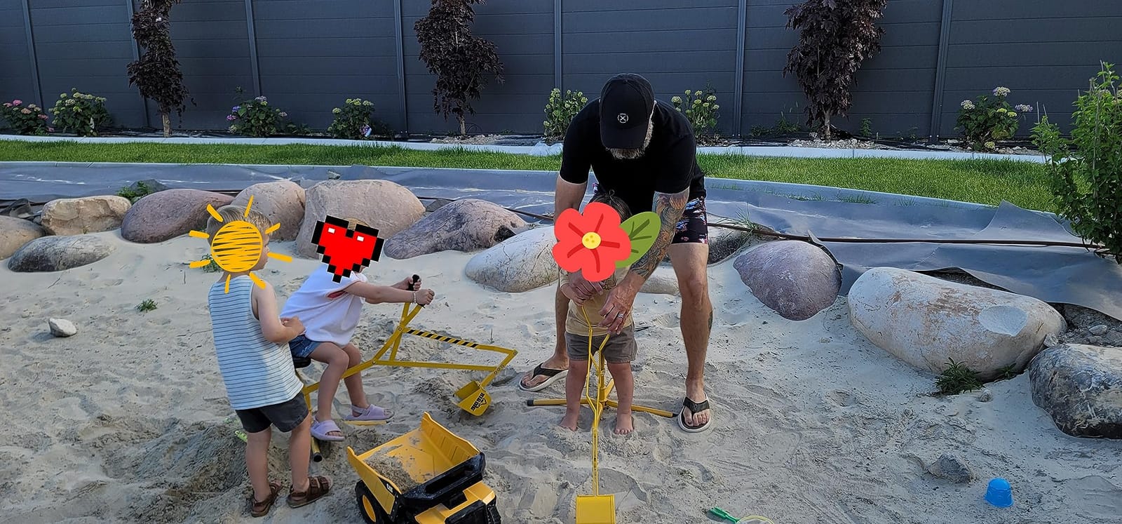 stargo - Steel Kids Excavator Ride on Toy Sand Digger for Kids rotates 360 customer photo 1