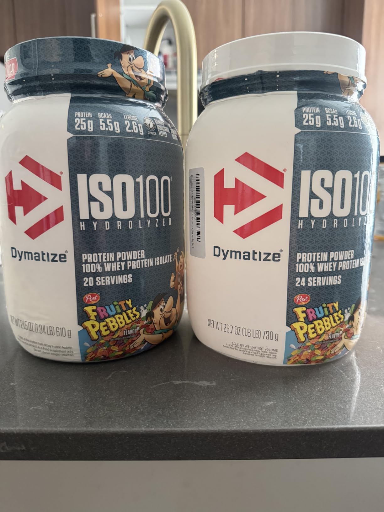Dymatize ISO100 Protein Powder, 100% Whey Isolate, Fruity Pebbles customer photo 2