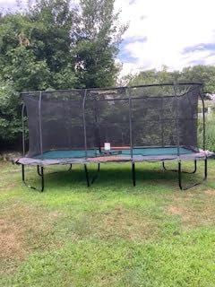 JumpKing Rectangle Trampoline for Outdoor Backyard Fun, Heavy-Duty Quality customer photo 1