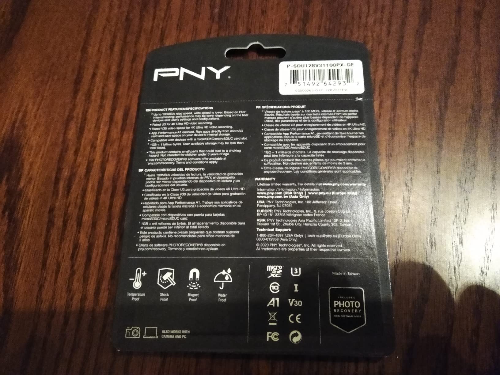 PNY 512GB Premier-X C10 U3 V30 A1 microSDXC Flash Memory Card, UHS-I customer photo 1