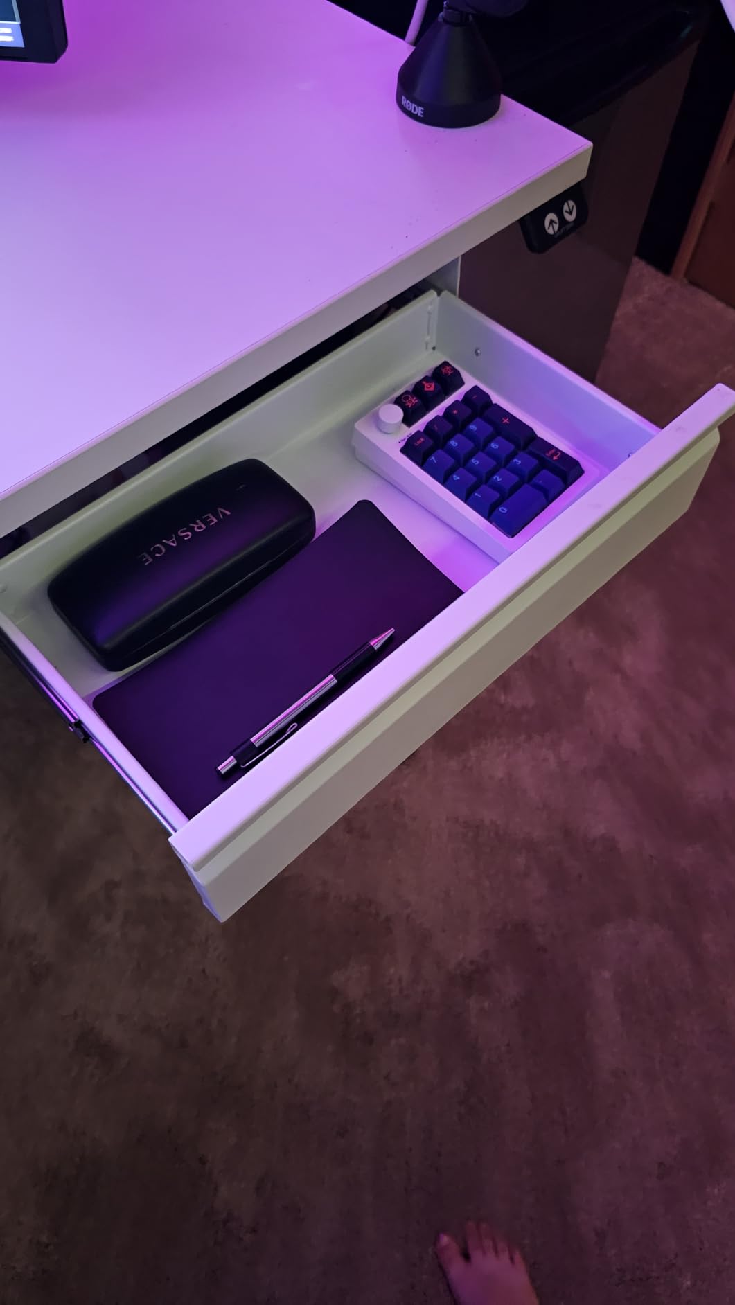 VIVO Black 16 x 9 inch Under Desk Slide Out Drawer, DESK-AC03A-B customer photo 1