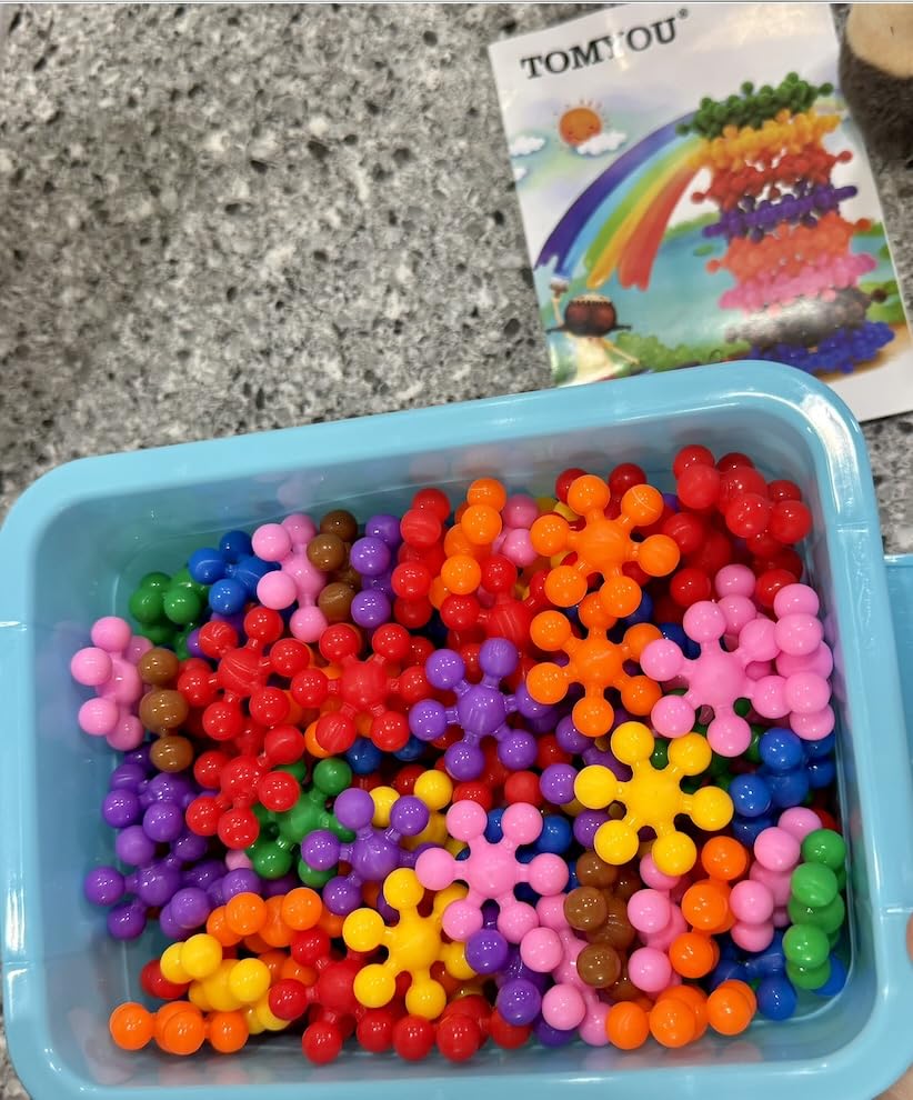 TOMYOU 200 Pieces Building Blocks Kids STEM Toys Educational Discs Sets Interlocking Solid Plastic for Preschool Boys and Girls Aged 3+, Safe Material Creativity customer photo 1