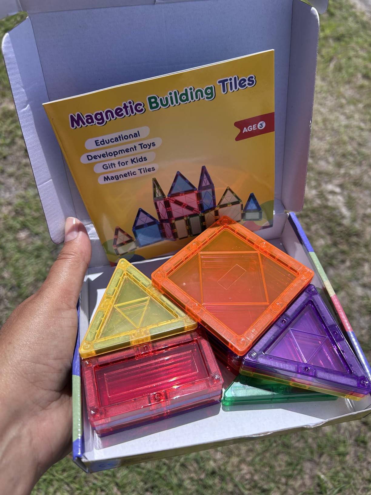 Magnetic Tiles Building Blocks for 3 4 5 6 7 8+ Years Old Boys Girls customer photo 2