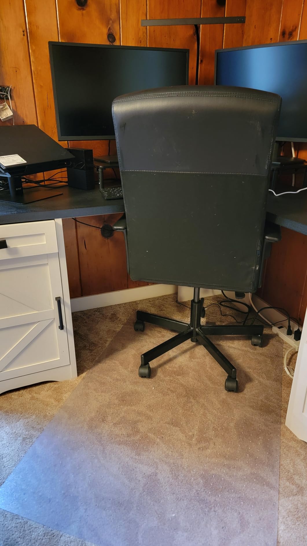 GORILLA GRIP Office Chair Mat for Carpet Floors, Heavy Duty, 29x47 Clear customer photo 2