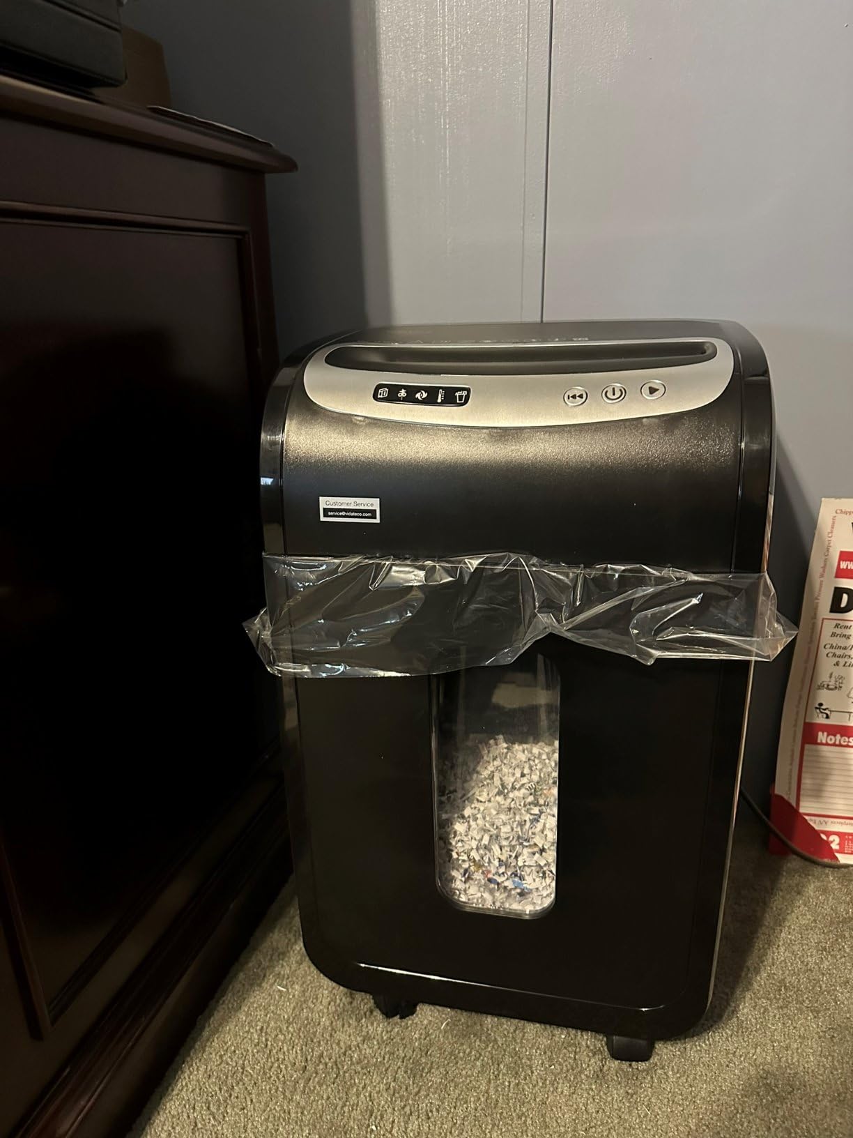 VidaTeco 18-Sheet Micro Cut Paper Shredder for Home Office Heavy Duty customer photo 1
