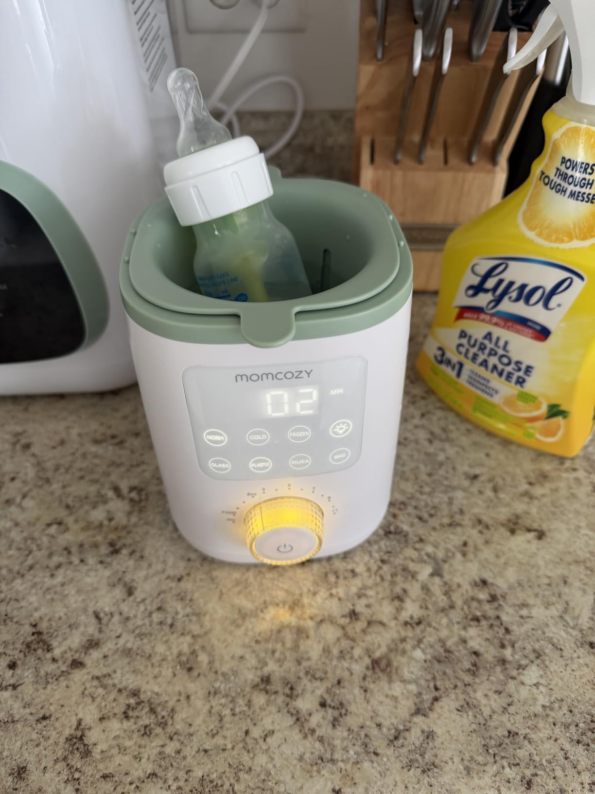 Momcozy Baby Bottle Warmer for Breast Milk, Fullest Nutrients Preserved customer photo 2