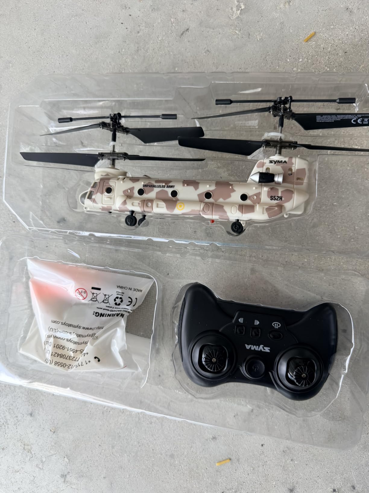 SYMA S52H Military Transport RC Helicopter for Kids, Altitude Hold customer photo 2