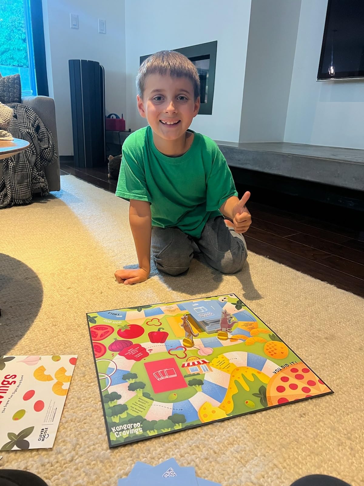 Kangaroo Cravings Learn to Read 300 High-Frequency Sight Words Board Game - Fun Learning Resource & Word Game for Kids Ages 4-9 - Parent & Teacher Must Haves for Preschool, Kindergarten, 1st-3rd Grade customer photo 2