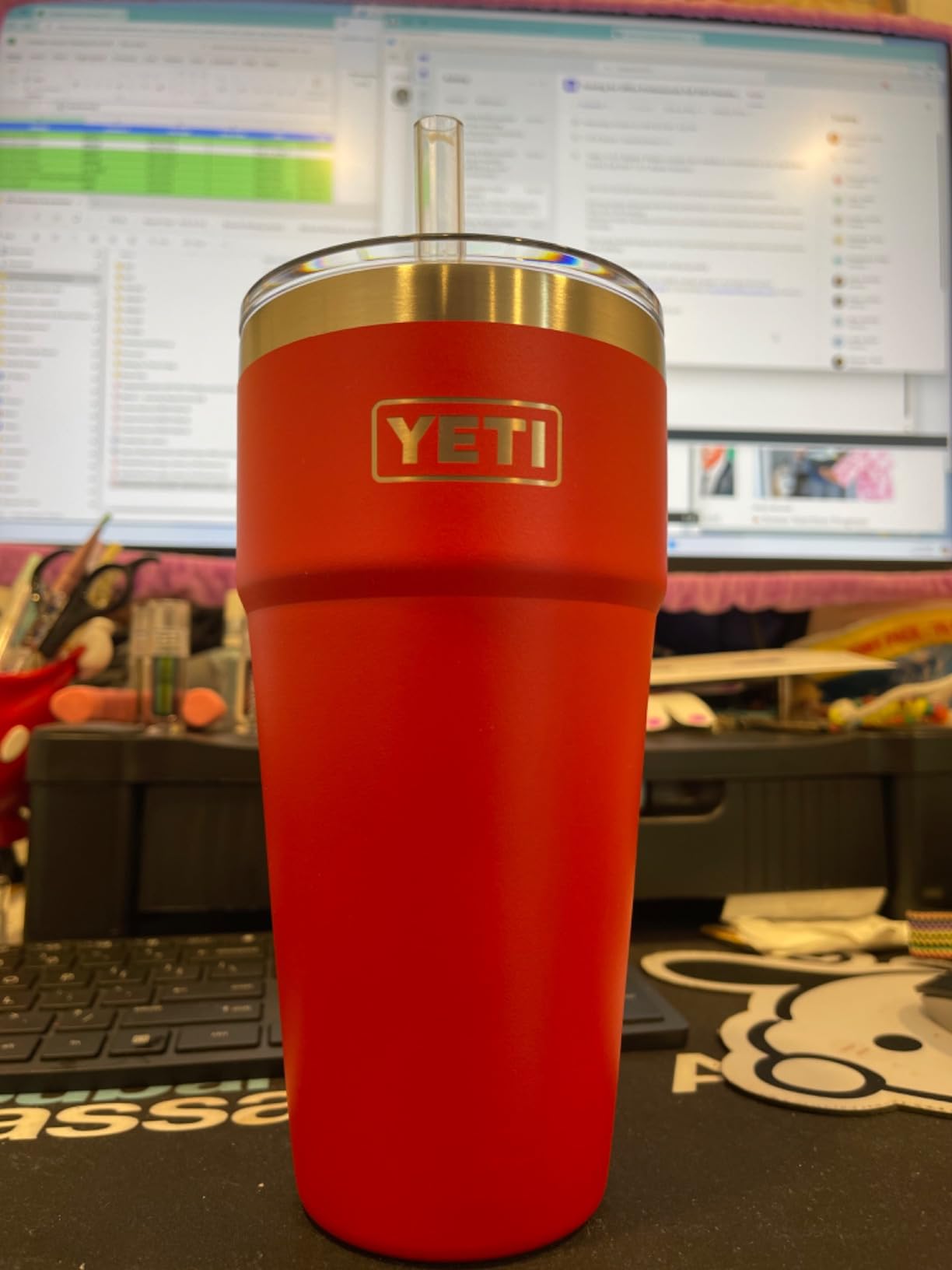 YETI Rambler 26 oz Straw Cup, Vacuum Insulated, Stainless Steel with Straw Lid customer photo 1
