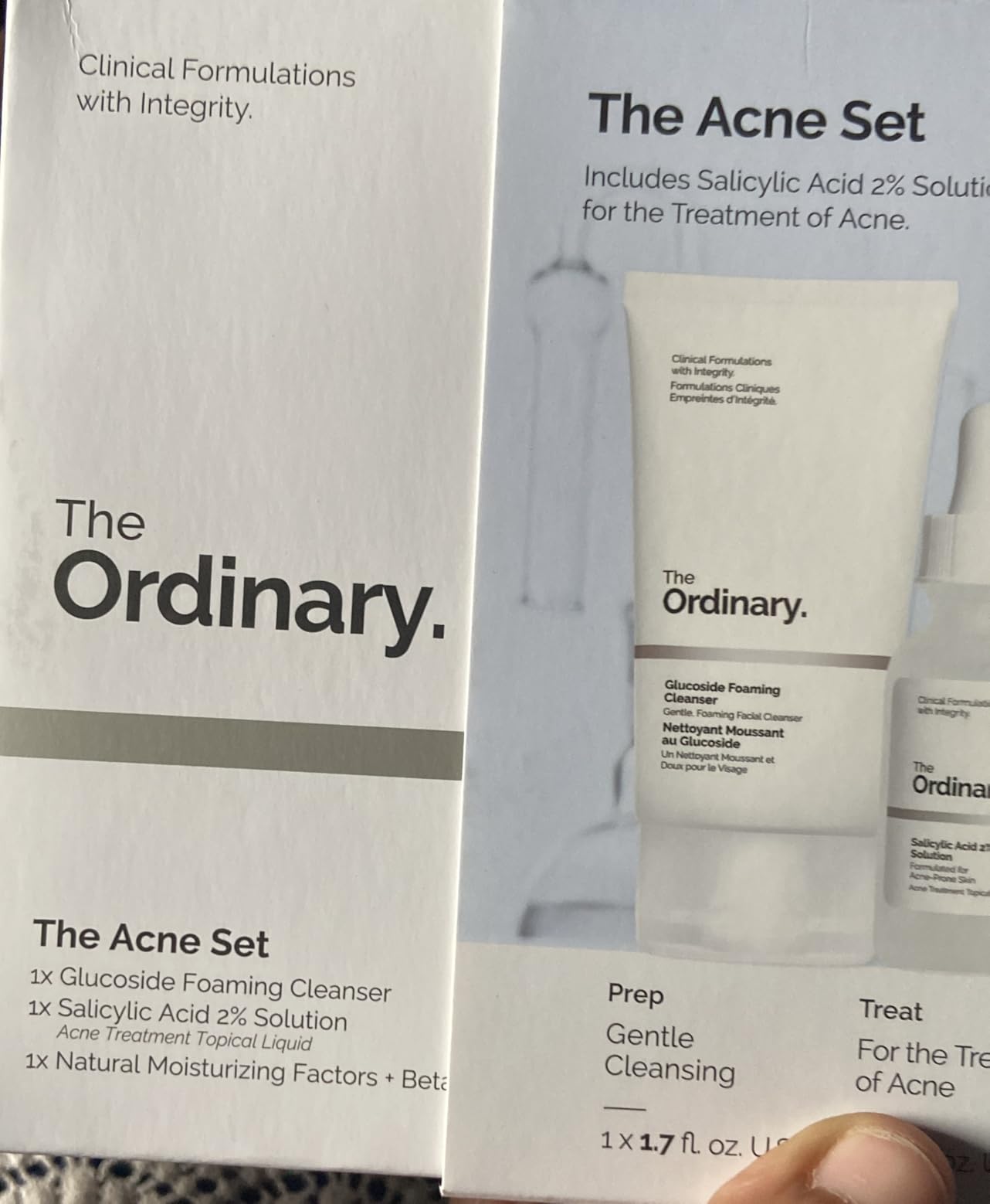 The Ordinary The Acne Set, 3-Step Skin Regimen with Glucoside Foaming Cleanser, Salicylic Acid 2% Solution, and Natural Moisturizing Factors + Beta Glucan | Skin Care Set customer photo 2