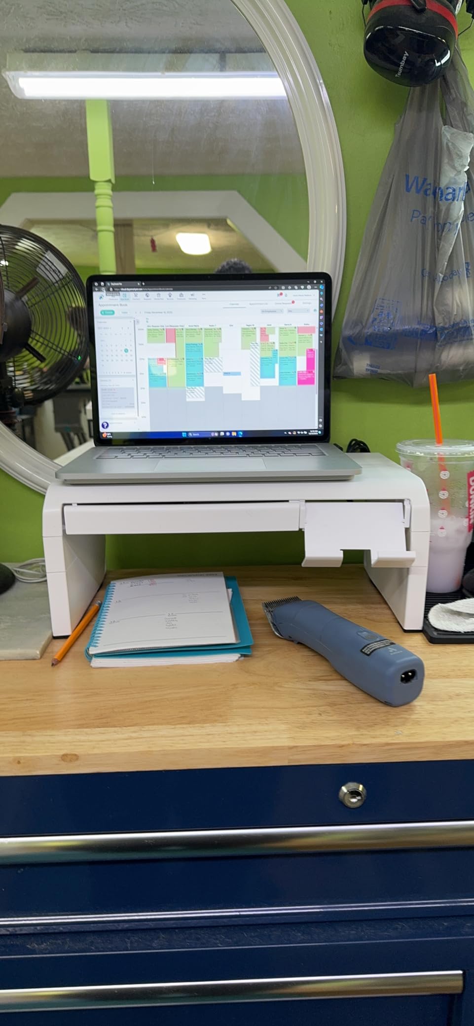 Bostitch Konnect Adjustable Monitor Riser with Drawer & Cell Phone Holder, Laptop Stand for Desk, 4 Height Levels, Cable Management & Rubber Feet customer photo 1