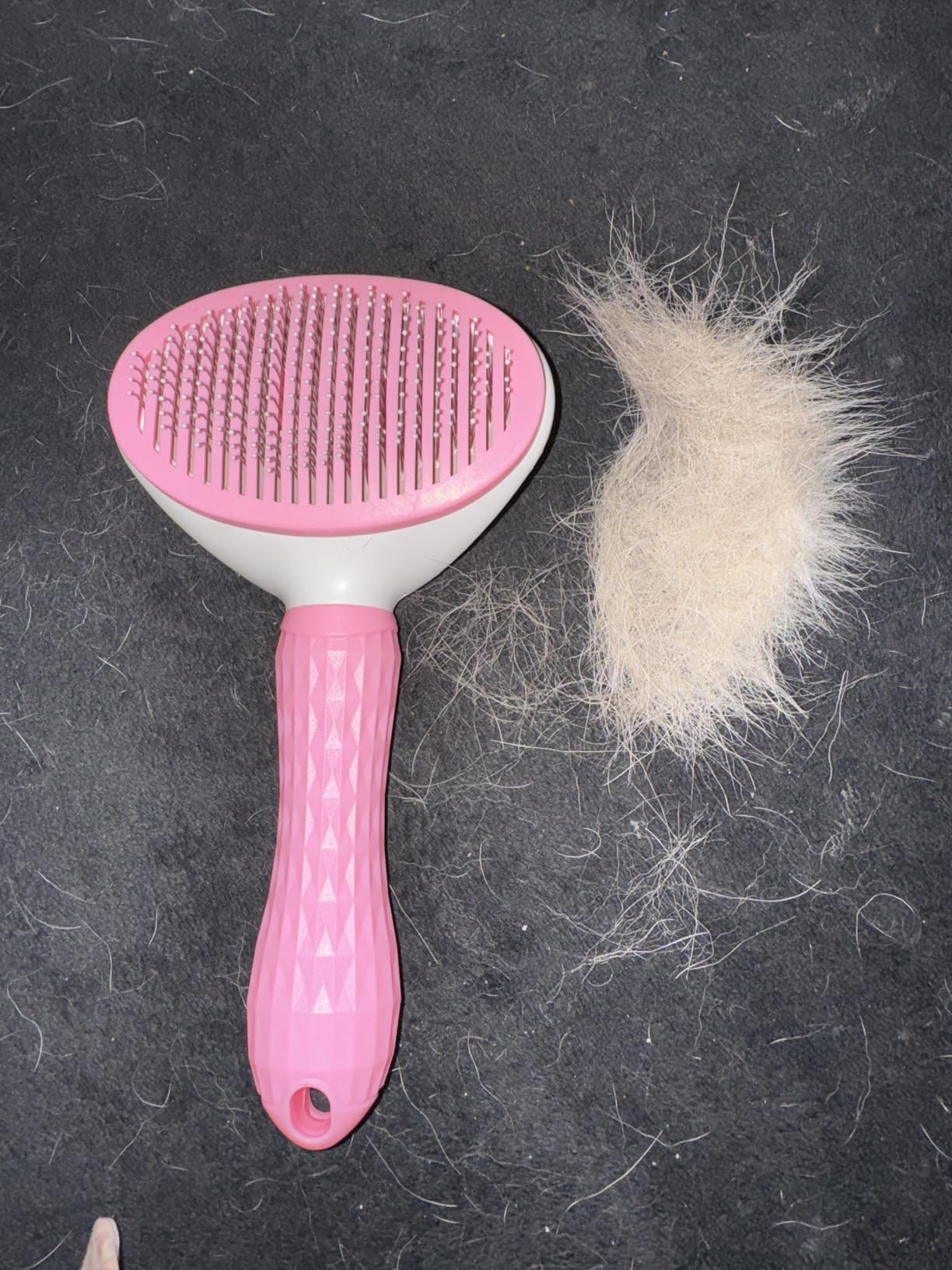 Dog Brush for Shedding,9 PCS in One Pet Slicker Hair Brush Kit with Pet Nail Clipper and File - Dog Cat Grooming Deshedding Undercoat Rake Brush Comb for All Small Large Dogs Cats Grey customer photo 1