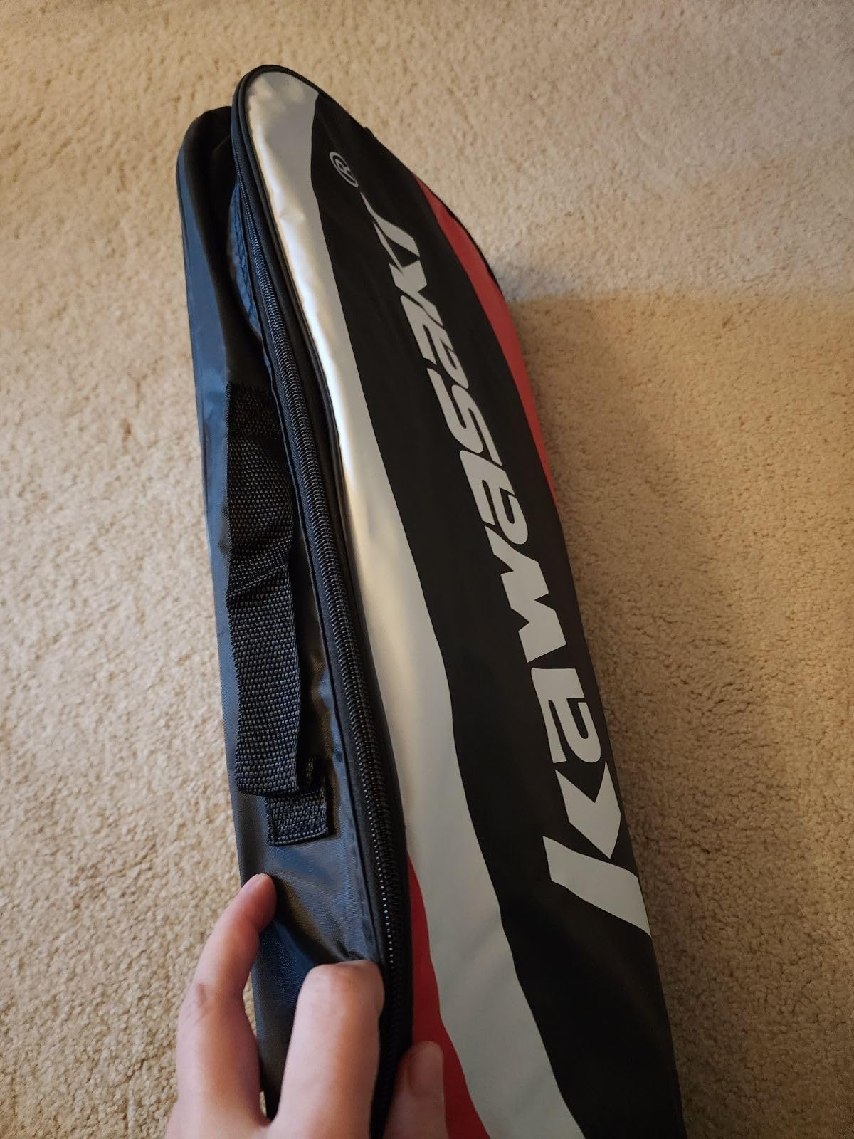 Kawasaki Badminton Rackets, Professional Graphite Shaft Badminton Set of 2 for Backyard, with 2 Lightweight Carbon Badminton Racquets/3 Badminton Shuttlecocks/2 Racquet Overgrips/1 Carry Bag customer photo 2