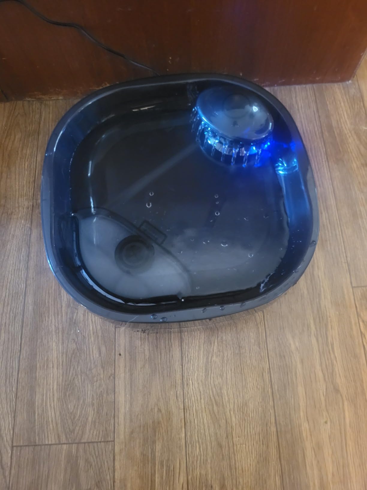 7L/1.8Gal Dog Water Fountain for Large Dog, FEELNEEDY Dog Water Bowl Dispenser Pet Water Fountain, Water Dispenser for Dogs with Ultra Quiet Pump for Multiple Pets with 3 Filters (FN-W05, Clear Blue) customer photo 2
