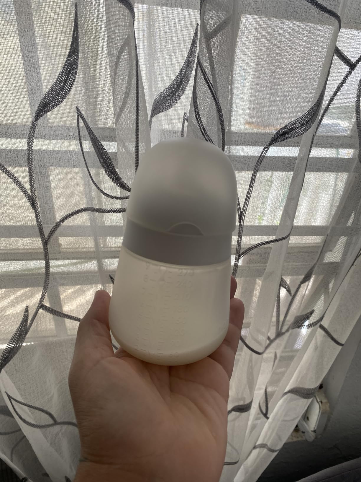 Nanobebe Flexy Silicone Baby Bottle, Anti-Colic, Natural Feel, Non-Collapsing Nipple, Non-Tip Stable Base, Easy to Clean 2-Pack, Sage, 5 oz customer photo 1