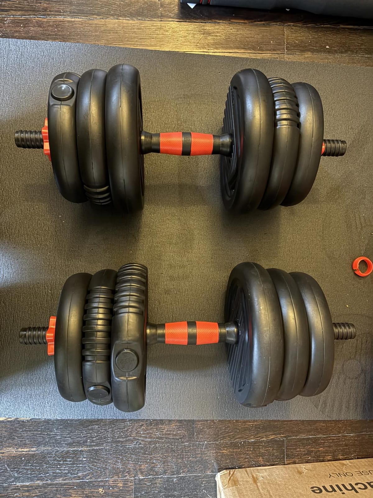 UNNMIIY Adjustable Dumbbells customer photo 2