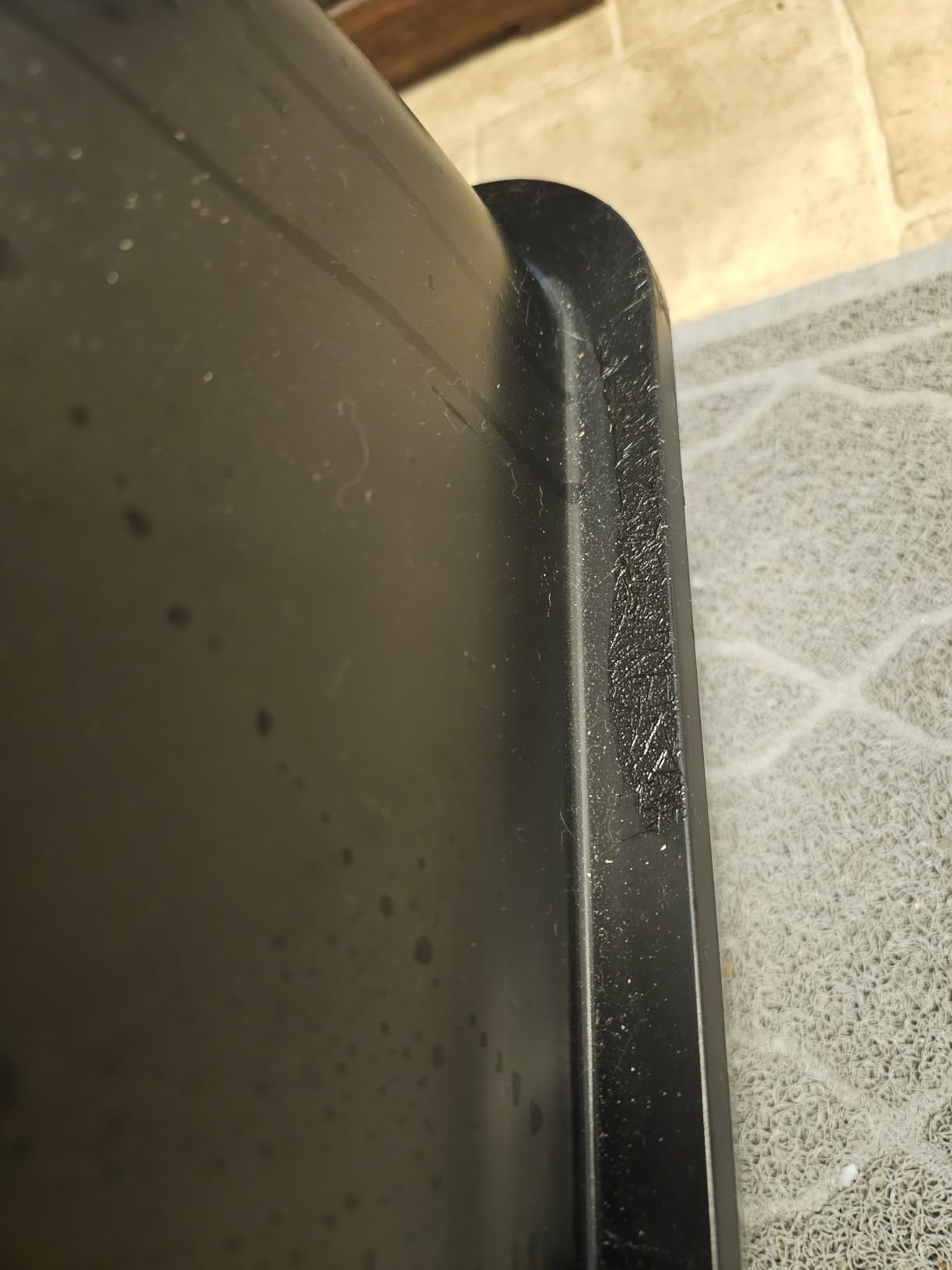 Lobeve Extra Large Stainless Steel Litter Box with Lid, Easy-Clean Pan customer photo 2