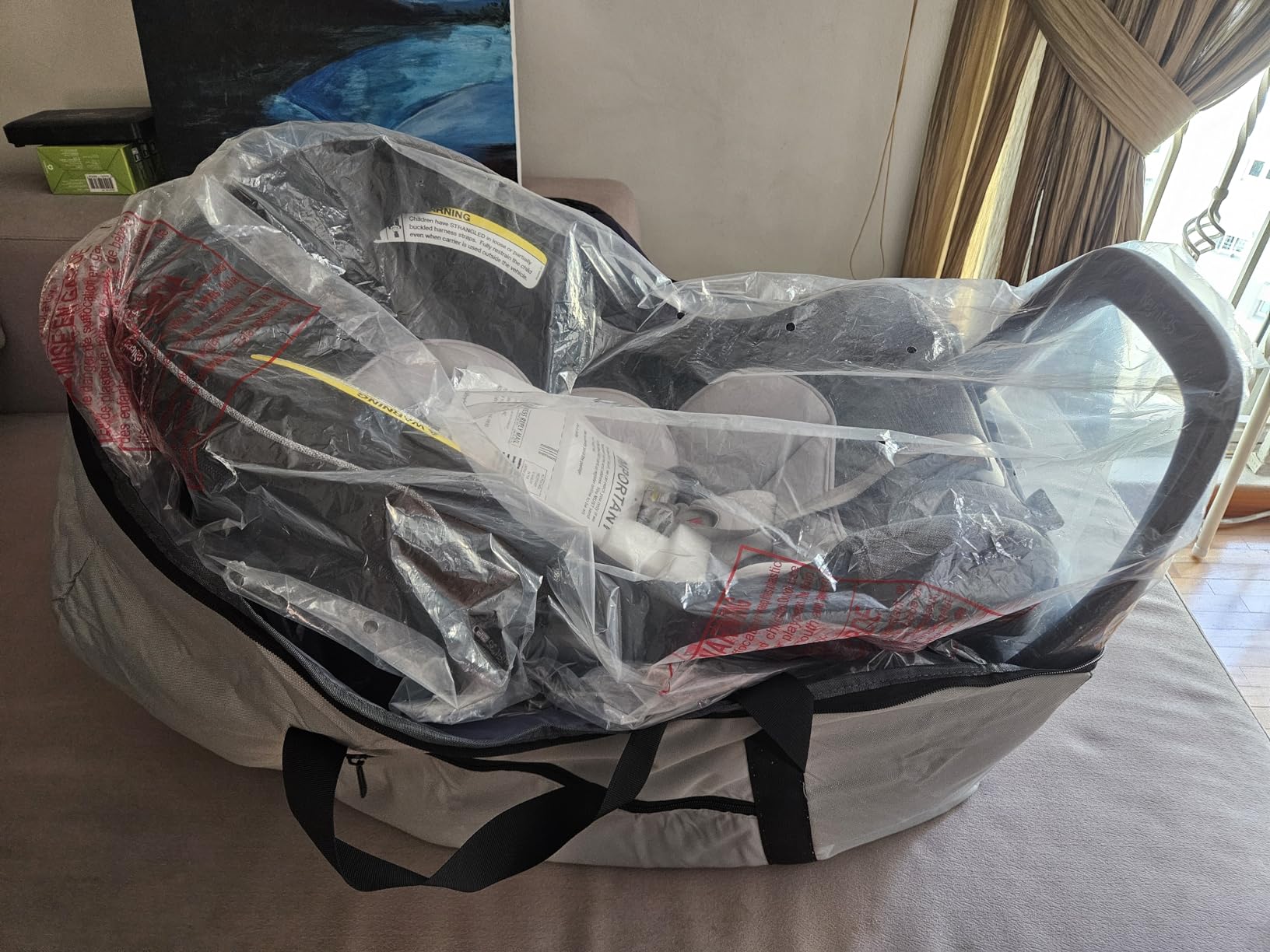 SCTEL Infant Car Seat Travel Bag Fits Car Seats with Anti-Rebound Bar Base customer photo 1