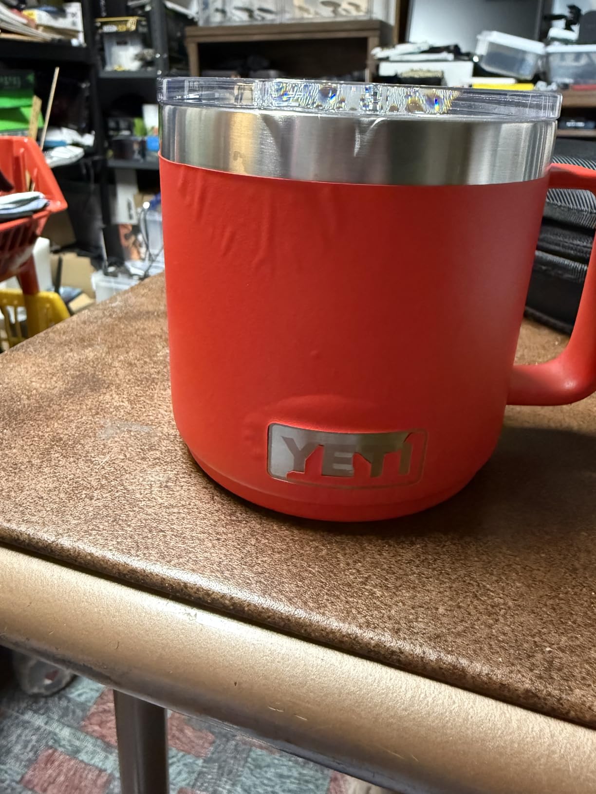 YETI Rambler 14 oz Stackable Mug, Wild Vine Red customer photo 1