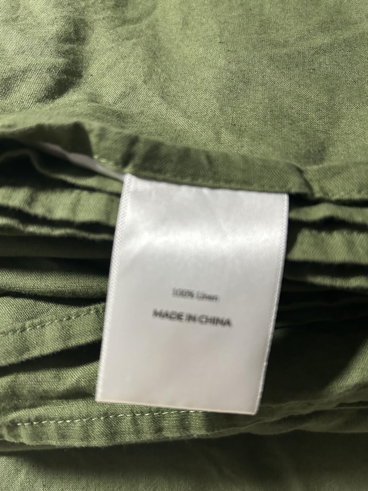 Shilucheng 100% French Linen Sheets - King Size Bed Sheets customer photo 2