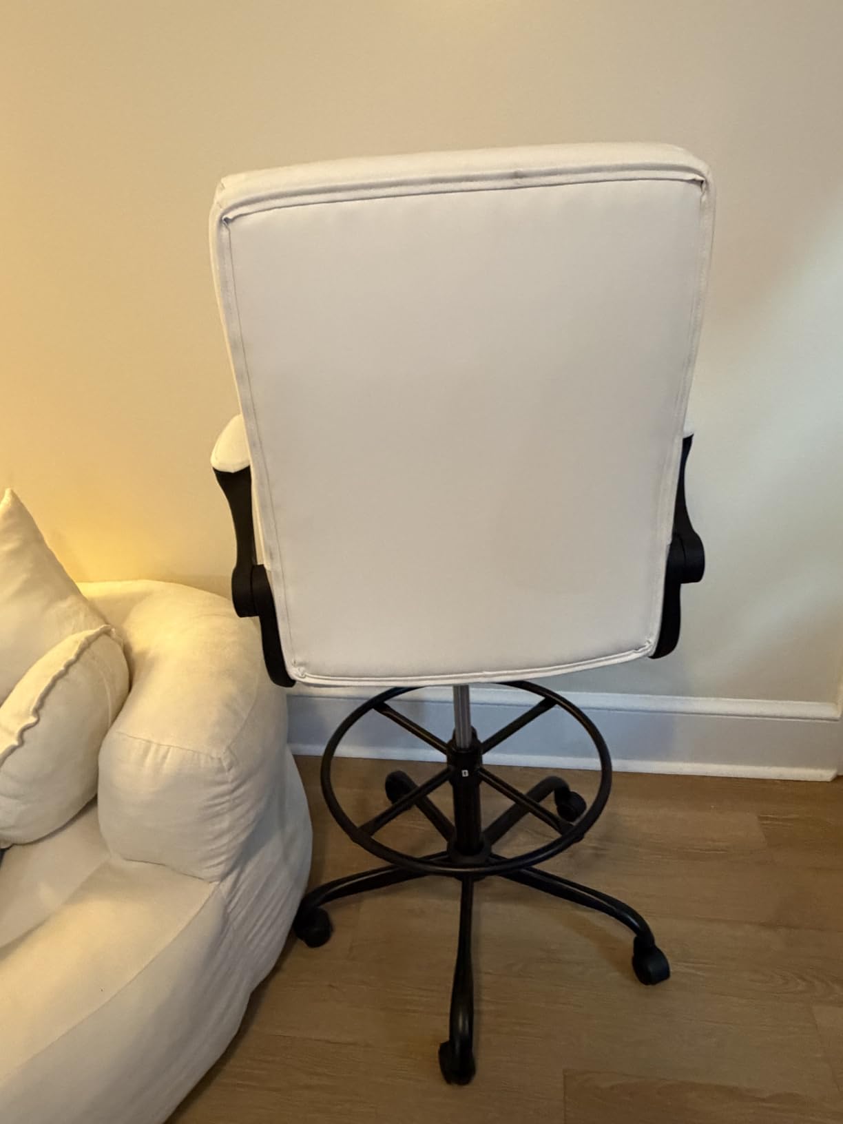 amseatec Tall Drafting Chair for Standing Desk,Executive Office Chair customer photo 1
