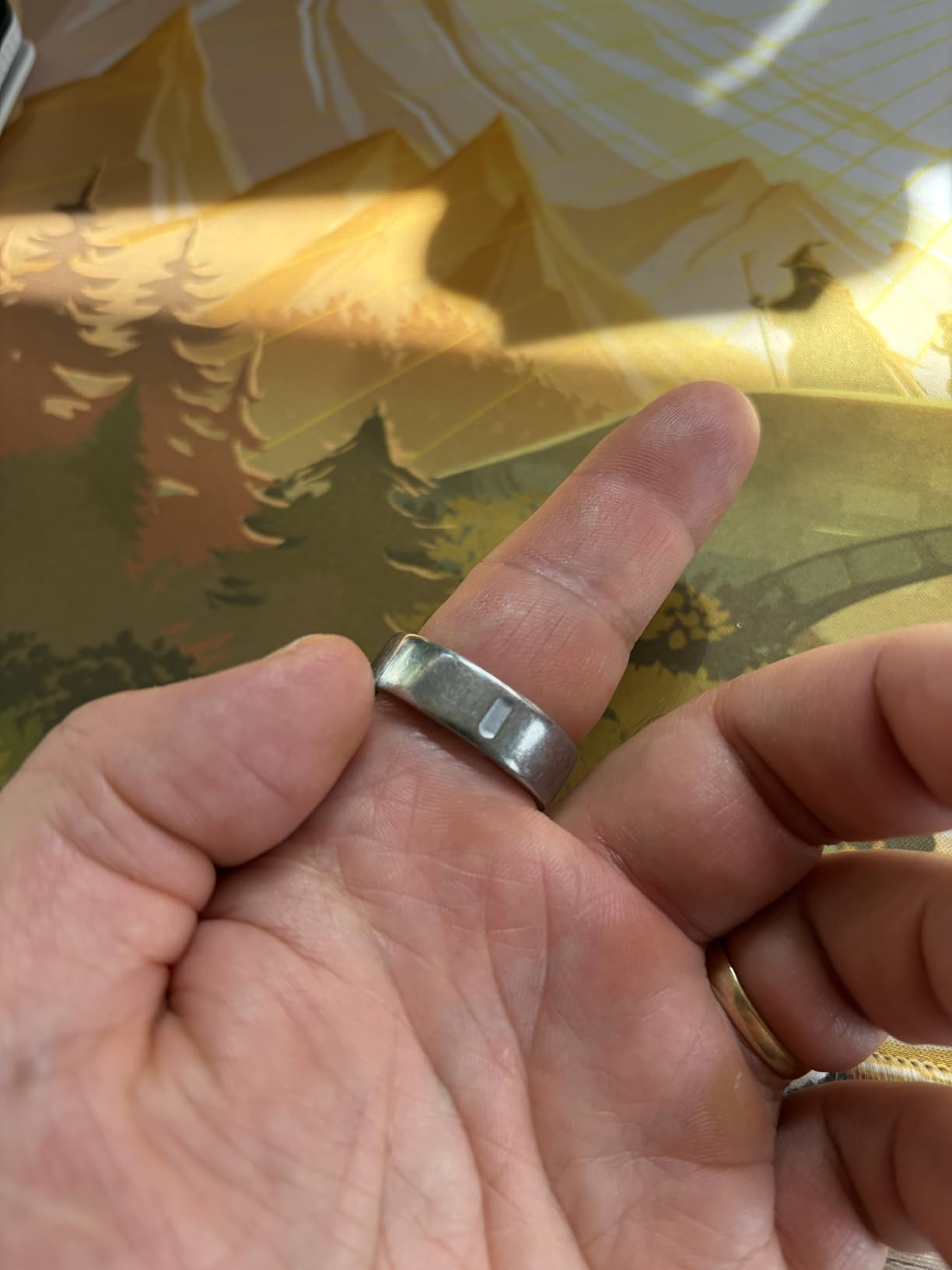 OURA Ring 4 Smart Ring - Silver - Size 7 customer photo 2