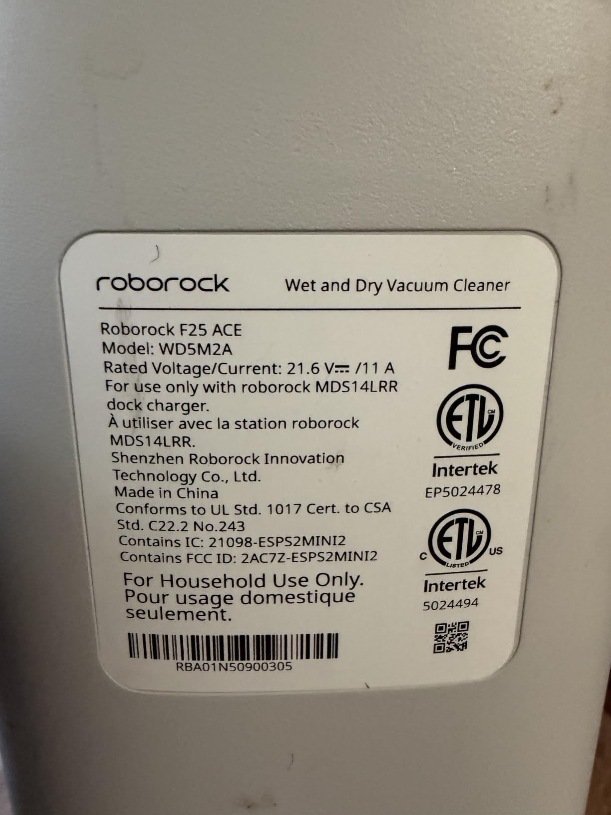 roborock F25 BX Wet Dry Vacuum Cleaner, Cordless Vacuum Mop with 20000Pa customer photo 1