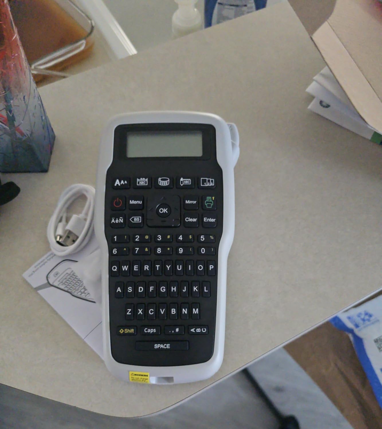 Label Maker Machine with-Tape, Heat Shrink Label Maker Waterproof-Labels customer photo 2