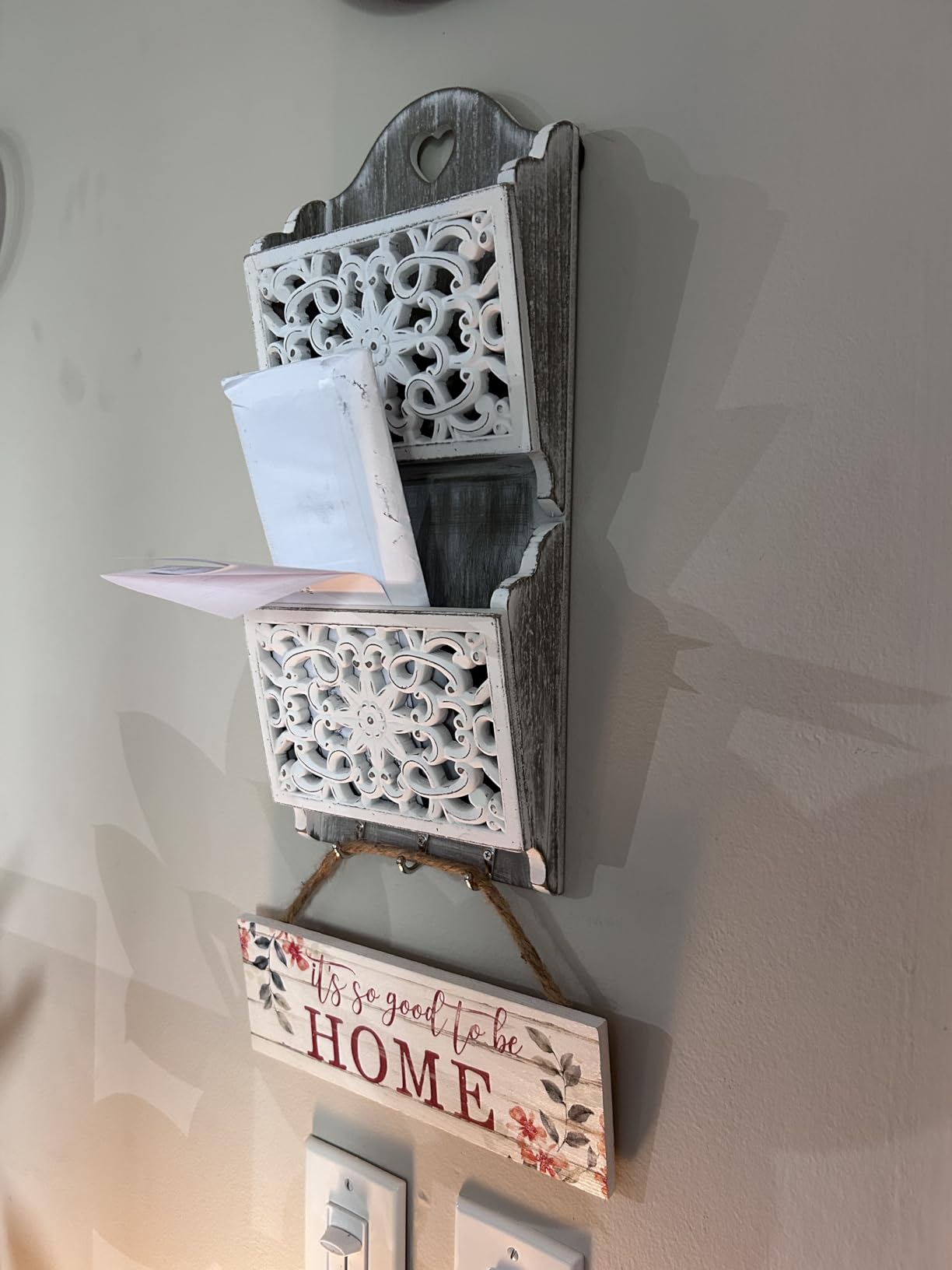 Mail Organizer Wall Mounted customer photo 1