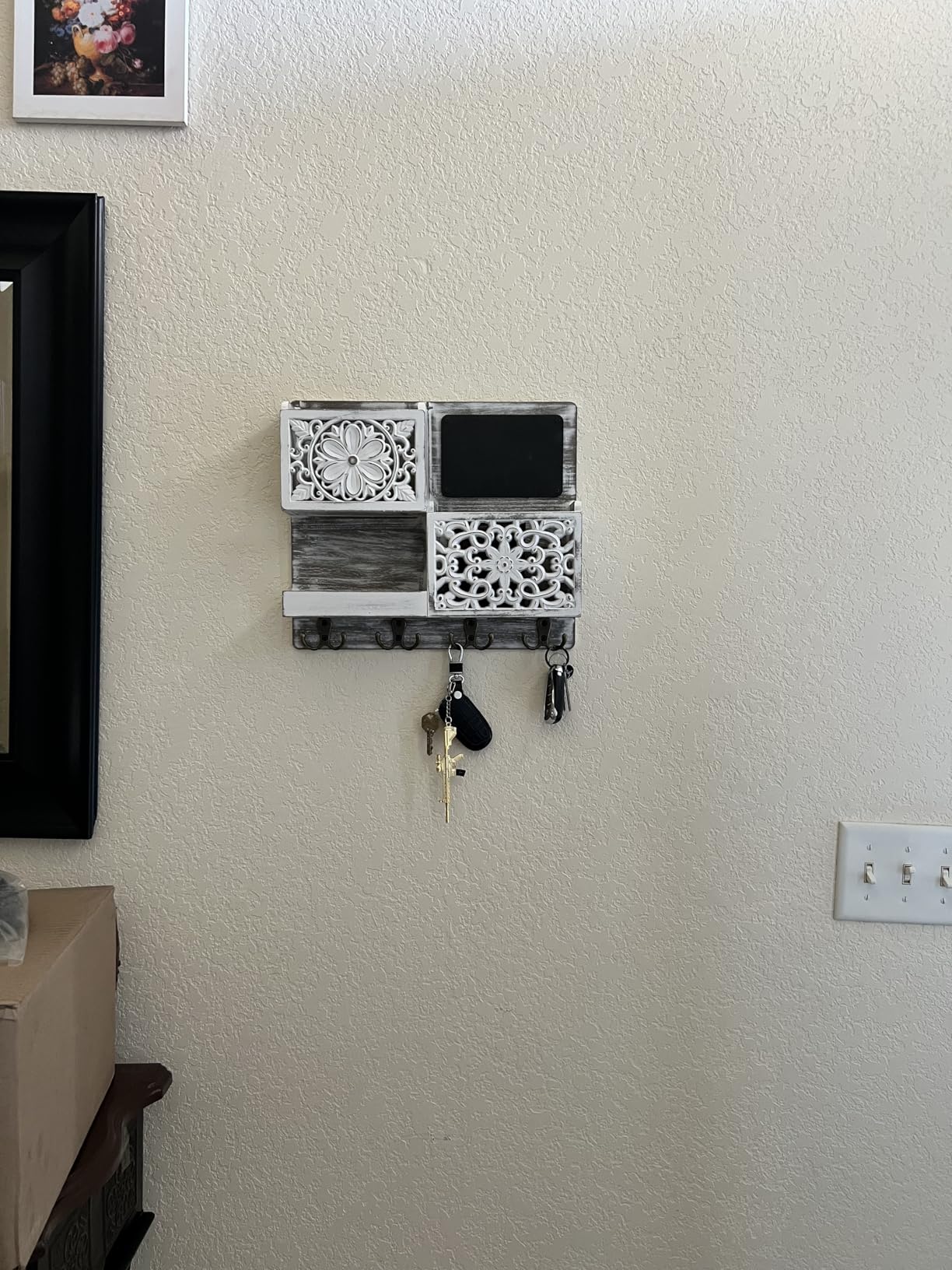 Mail Organizer Wall Mounted customer photo 2