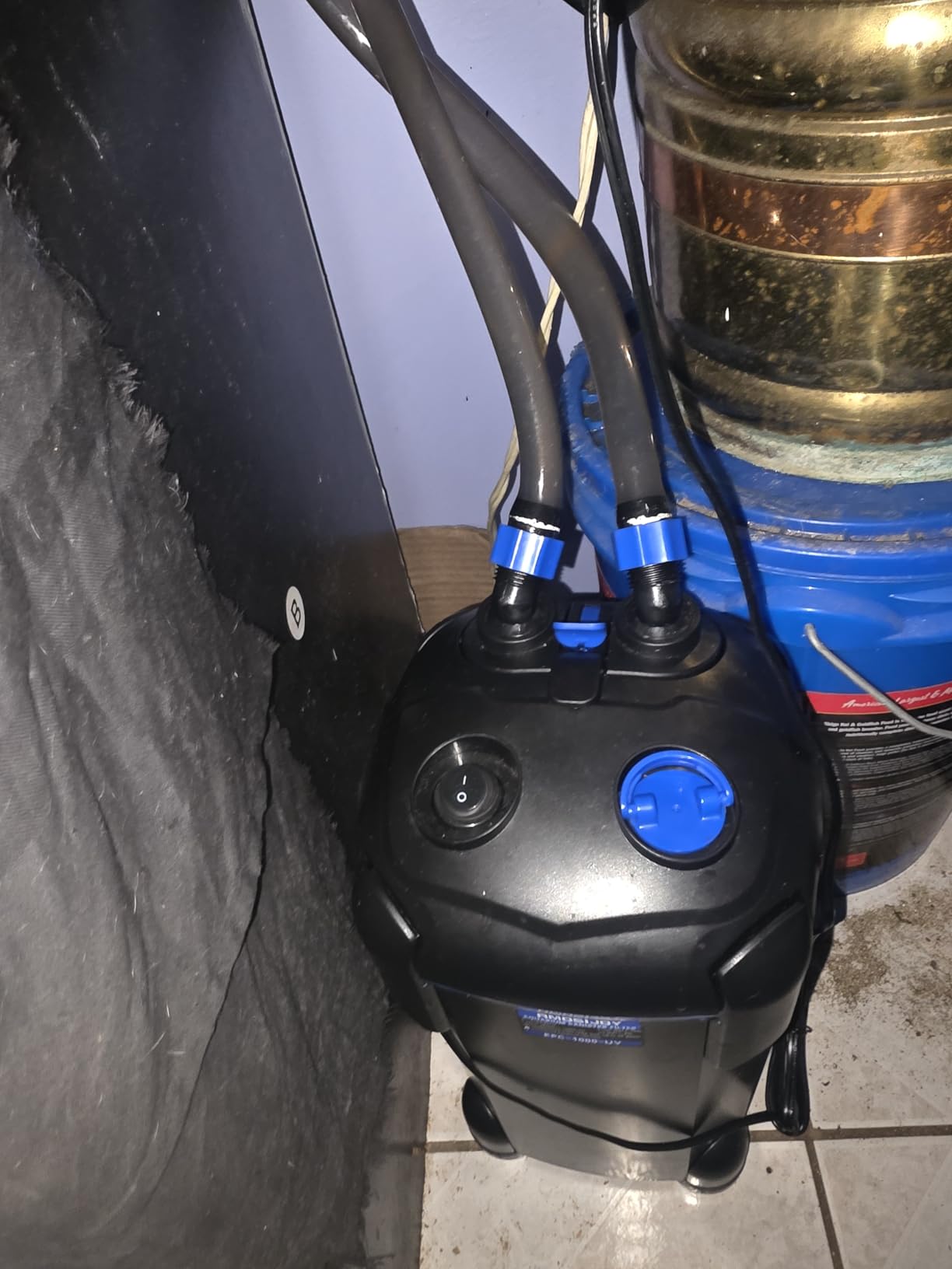 AMOSIJOY Ultra-Quiet Canister Filter for Large Fish Tanks and Aquariums customer photo 2