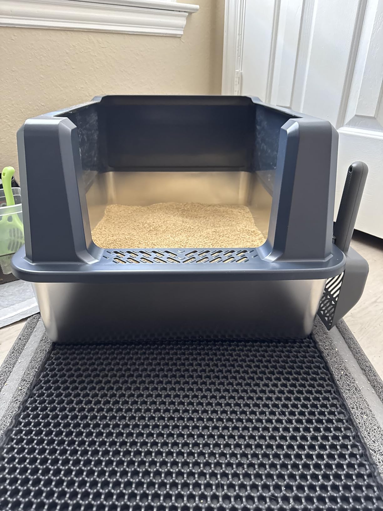 XXXL Extra Large Stainless Steel Litter Box, 28