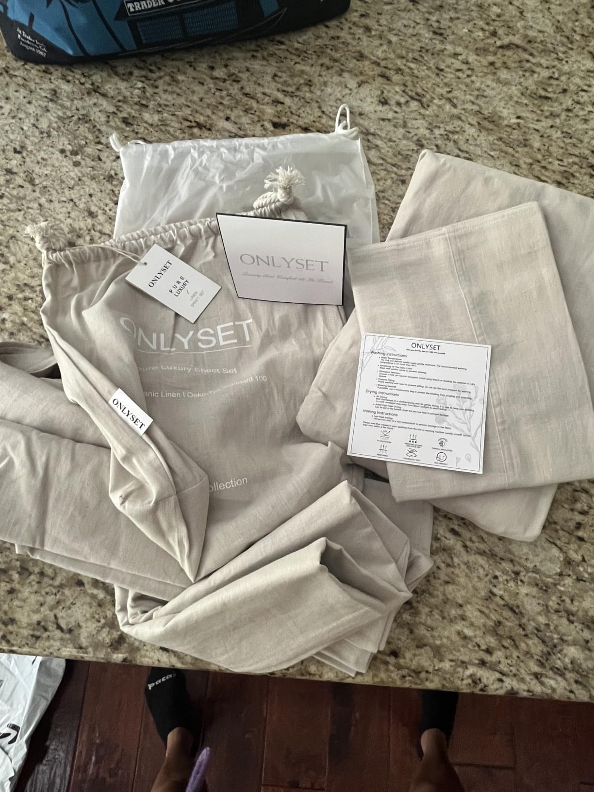 100% Organic Linen Sheets Full Size Bed Sheets for Hot Sleepers customer photo 1