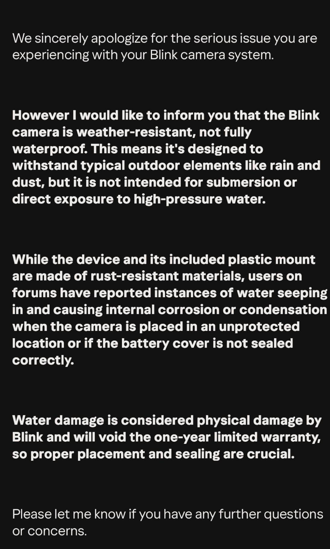Blink Outdoor 4 XR – two-year battery wireless camera with 4x security coverage, 1000 ft open-air range or 400 ft with typical use — 2 camera system customer photo 2