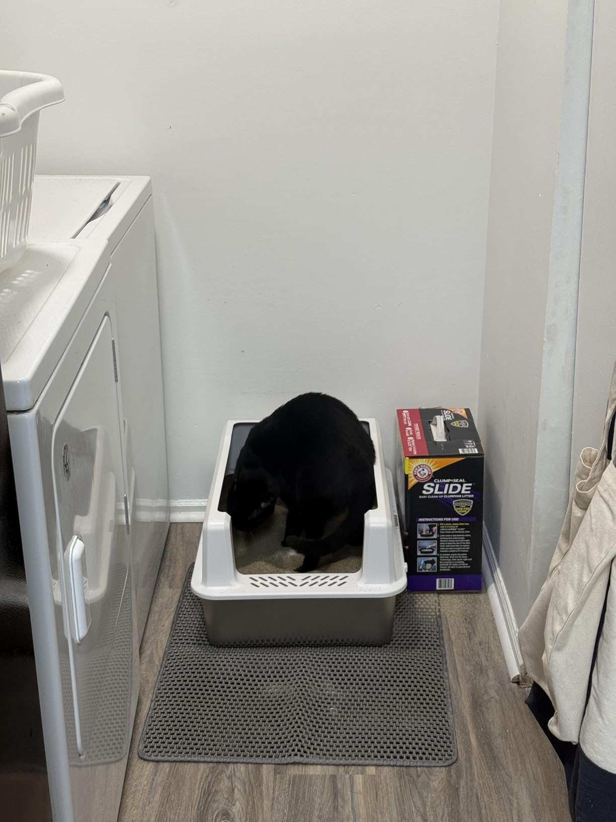 XXL Stainless Steel Litter Box with Lid for Multiple & Big Cats customer photo 1
