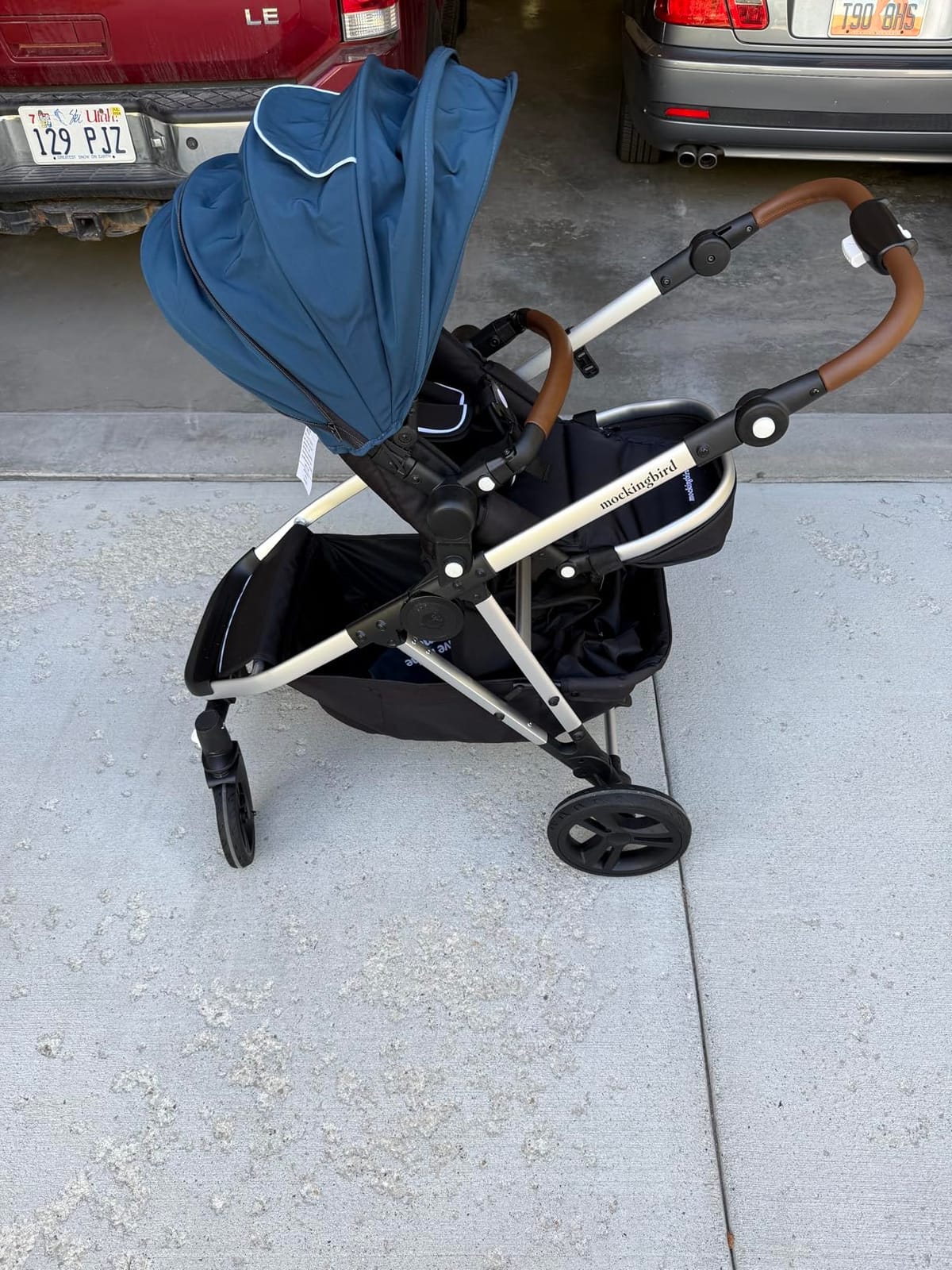 Mockingbird 3.0 Single-to-Double Convertible Stroller, Black Windowpane customer photo 2